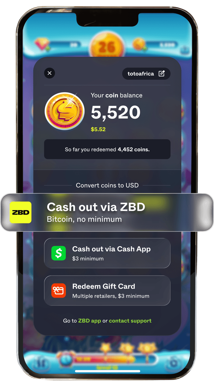 Zbd ZBD Embedded Rewards - Native real-money rewards for players